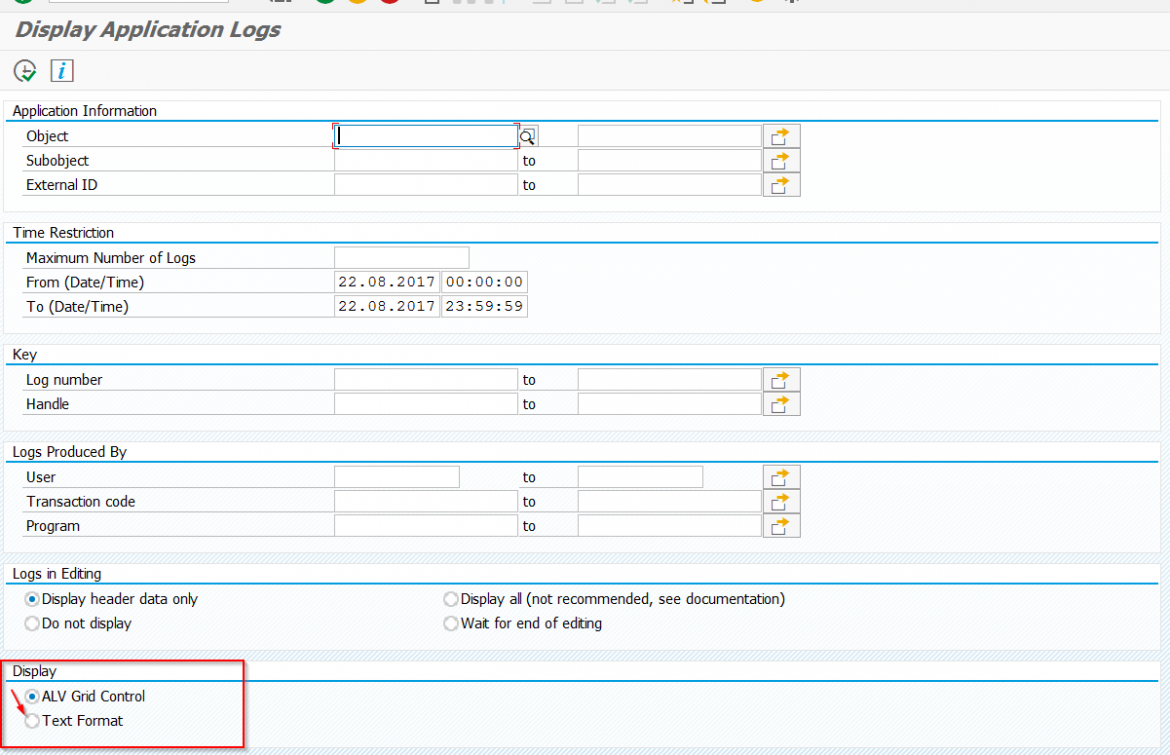 Download the Log from SLG1 / SLGD to local file